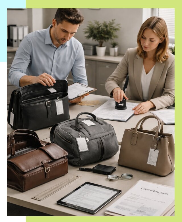 Сертификация сумок в Апшеронске от 7686 руб. | Алешин-Пшр