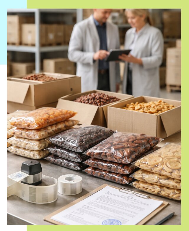 Сертификация сухофруктов в Апшеронске от 12298 р. | Алешин-Пшр под ключ