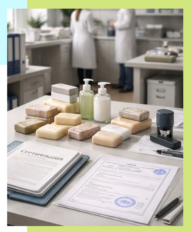 Сертификация мыла и сертификат на мыло в Апшеронске от 12298 | Алешин-Пшр