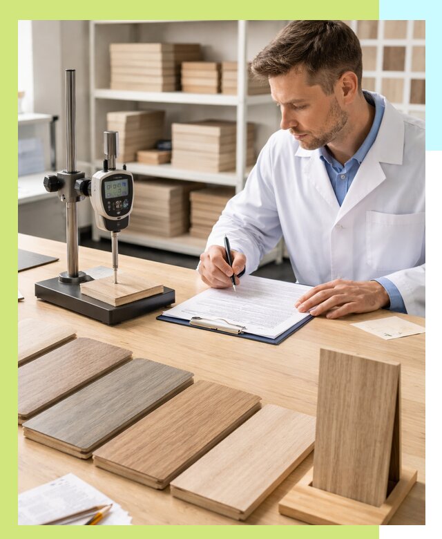 Сертификация ламината с испытаниями и оформлением документов в Апшеронске