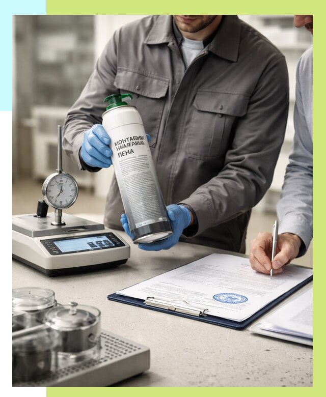 Сертификация монтажной пены в Апшеронске от 15372 р. | Алешин-Пшр