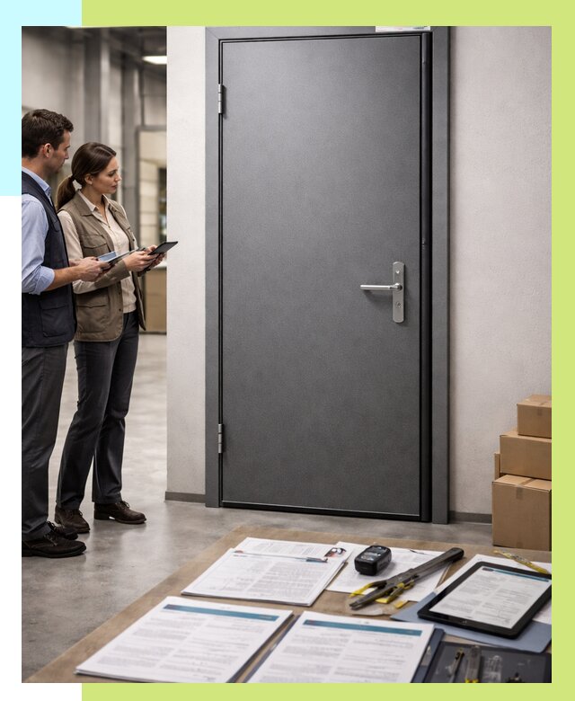 Сертификация противопожарных дверей в Апшеронске от 9223 р. | Алешин-Пшр