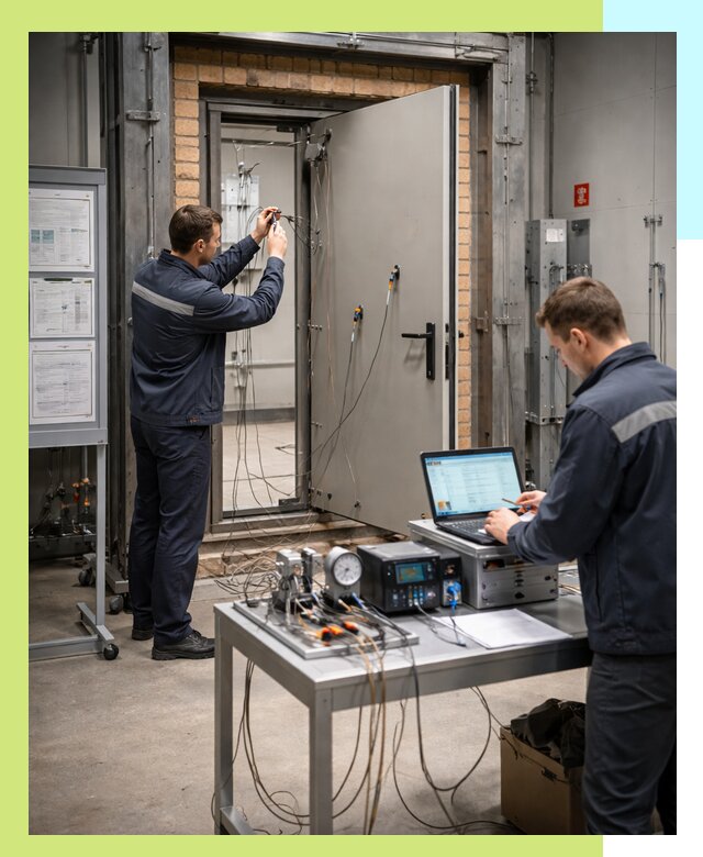 Сертификация противопожарных дверей в Апшеронске по ГОСТ и ТР