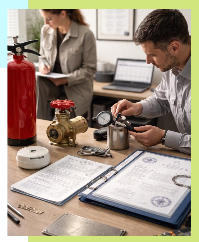 Сертификация пожарного оборудования в Апшеронске от 15372 р.|Алешин-Пшр