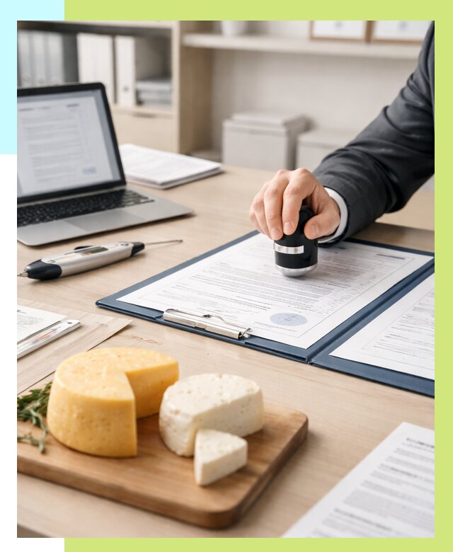 Сертификация сыров в Апшеронске от 15372 р | Сертификат на сыр Алешин-Пшр