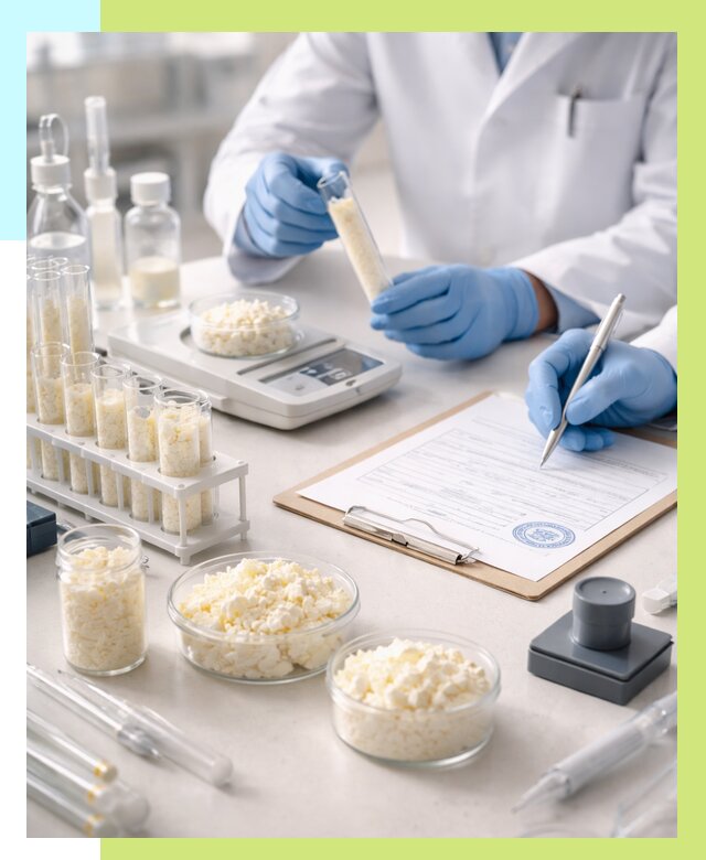 Сертификация творога в Апшеронске от 12298 р. под ключ | Алешин-Пшр