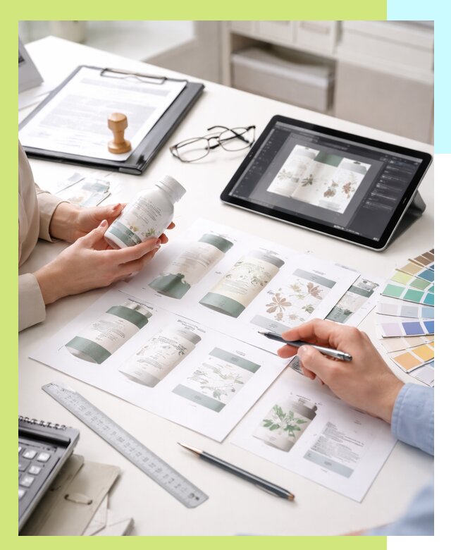 Профессиональная разработка дизайна и текста этикетки продукции в Апшеронске