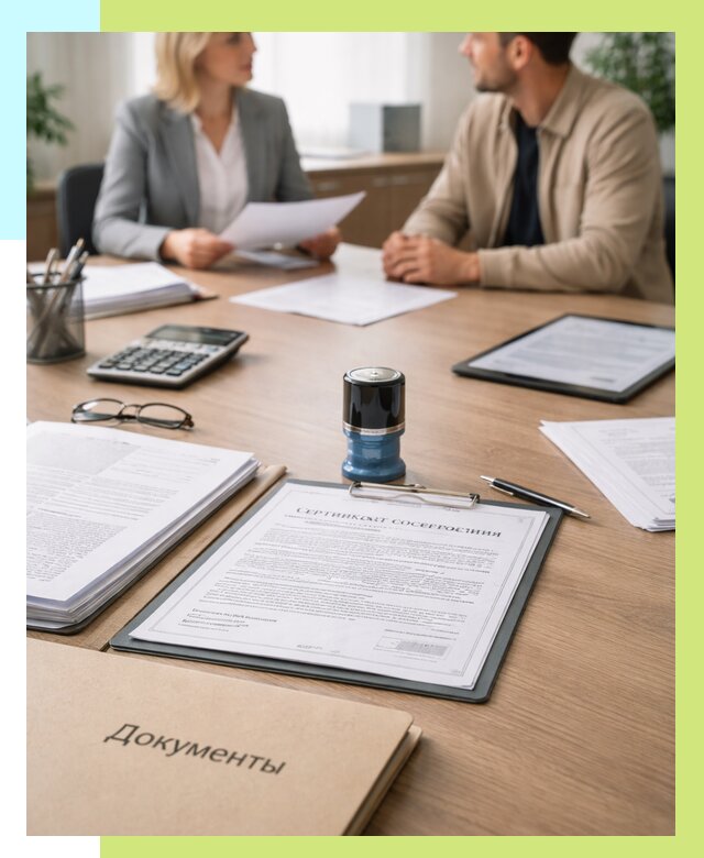 Сертификат соответствия на продукцию в Апшеронске от 15372 р.|Алешин-Пшр