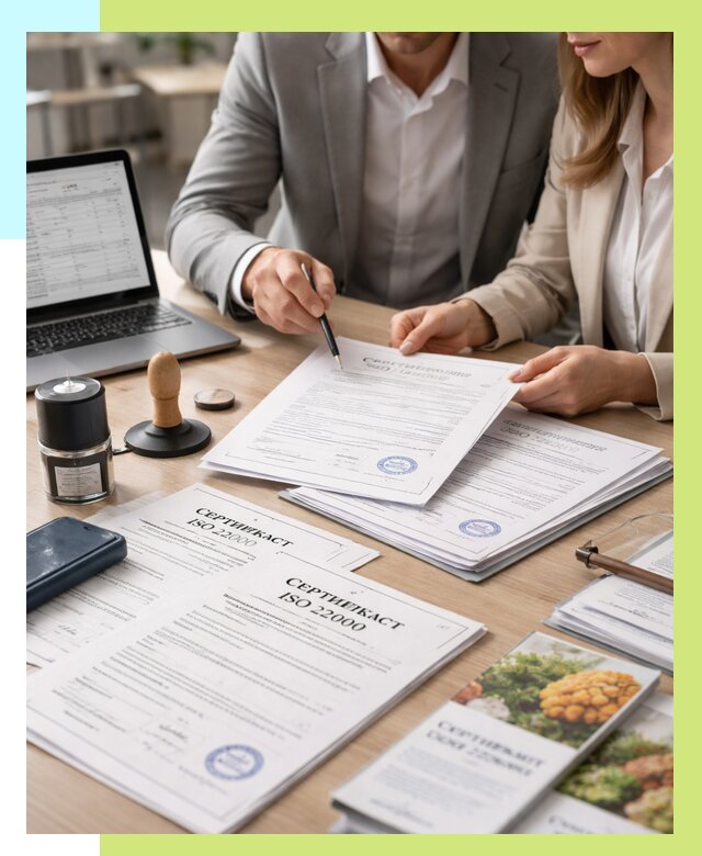 Сертификат ISO 22000 в Апшеронске от 40992 р. под ключ | Алешин-Пшр