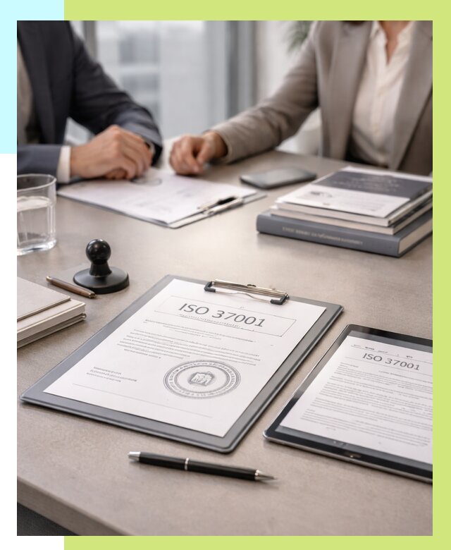 Сертификат ISO 37001 в Апшеронске оформить от 122976 р. Алешин-Пшр