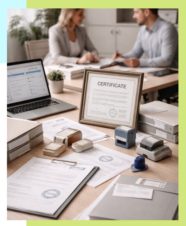 Сертификация компании в Апшеронске от 46116 р. | Алешин-Пшр — заказ